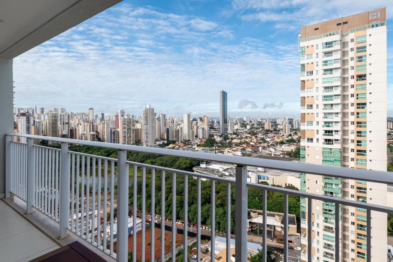 Flat No Ed Walk Bueno - Setor Bueno - Ao Lado Do Goiania Shopping - Wb2405- Andar Altoアパートメント エクステリア 写真